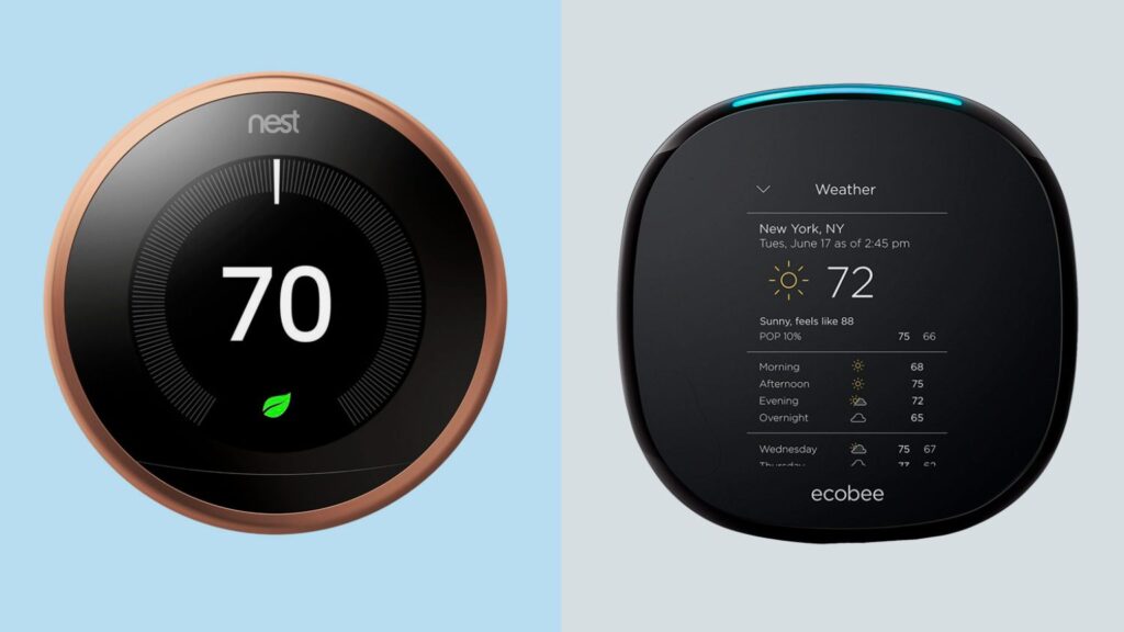 Nest vs Ecobee Thermostat: Design and Usability